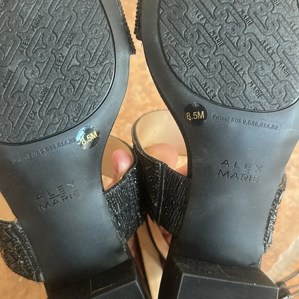 Alex Marie Calinatwo Black Heels Size:8.5